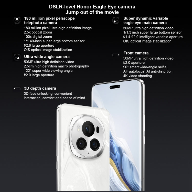 Honor Magic6 Pro, 6.8 inch Magic OS 8.0 Snapdragon 8 Gen 3 Octa Core up to 3.3GHz, Network: 5G, OTG, NFC, Support Google Play Honor Magic6 Pro, 6.8 inch Magic OS 8.0 Snapdragon 8 Gen 3 Octa Core up to 3.3GHz, Network: 5G, OTG, NFC, Support Google Play